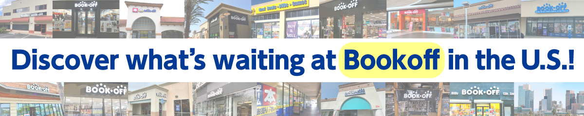 Discover what's waiting at Bookoff in the U.S.!