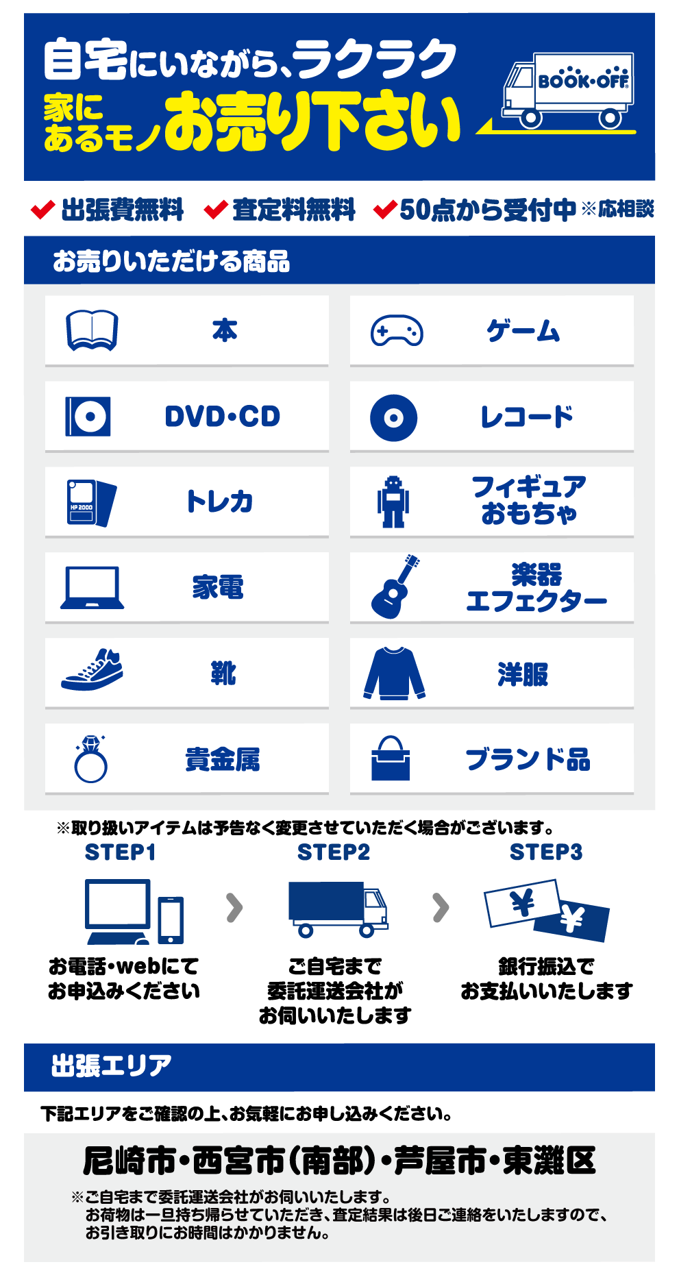 BOOKOFF大阪心斎橋出張買取センター